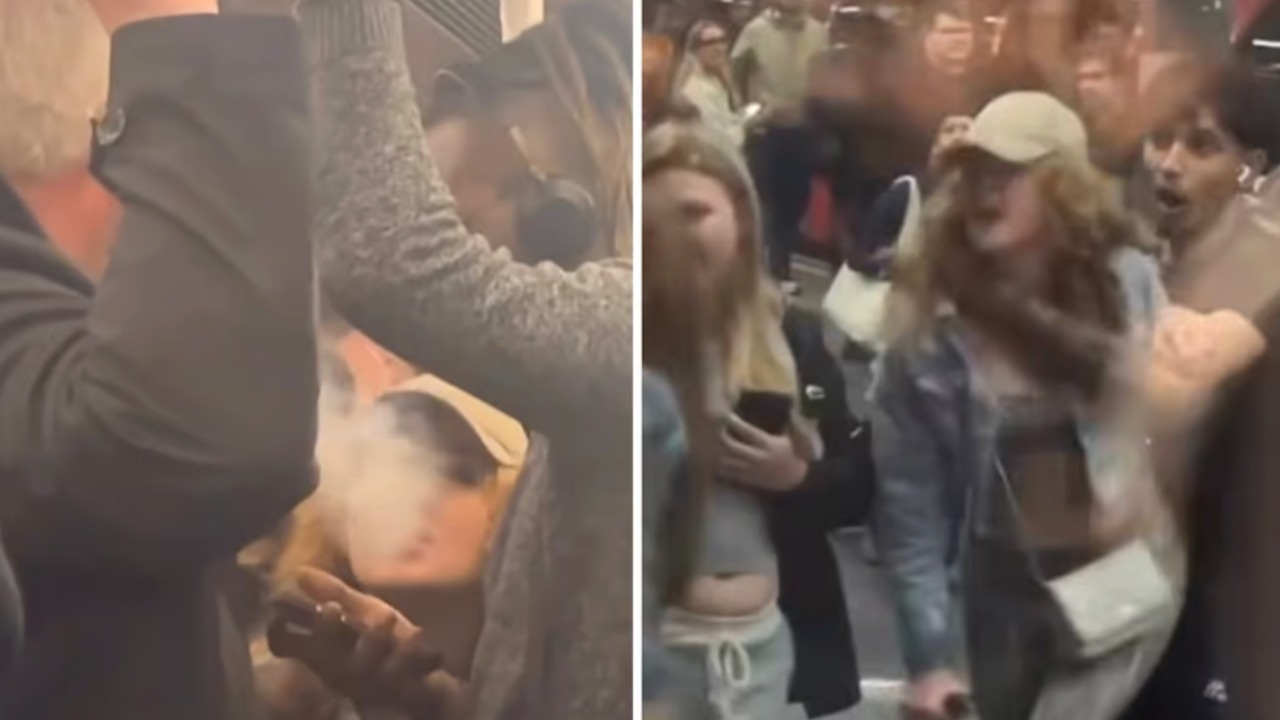 Fight breaks out on Elizabeth line train after youths told to stop vaping