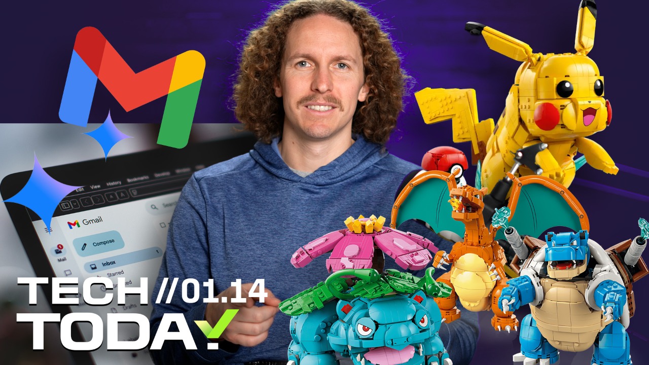 Gemini 3 to Enhance Gmail, New Disney Plus Features Coming, Catch Pokémon With New Lego Sets | Tech Today