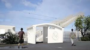 How Japan built the worlds first 3D-printed train station in 6 hours