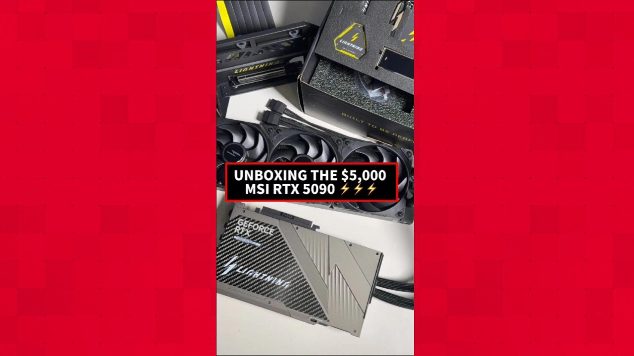 MSI’s $5,090 GeForce RTX 5090 Is Absolutely Unhinged