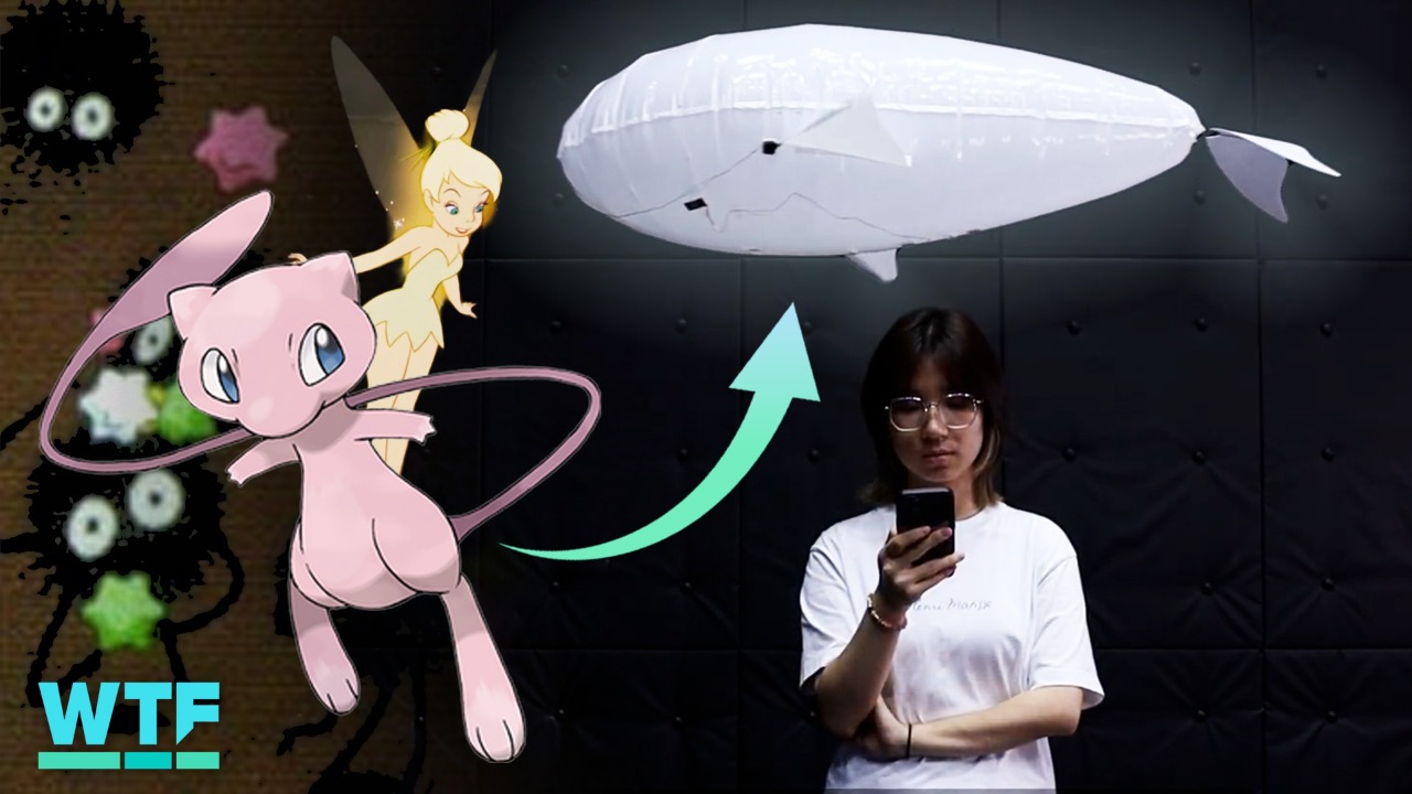 Soft flying robots inspired by Disney, Studio Ghibli and Pokemon