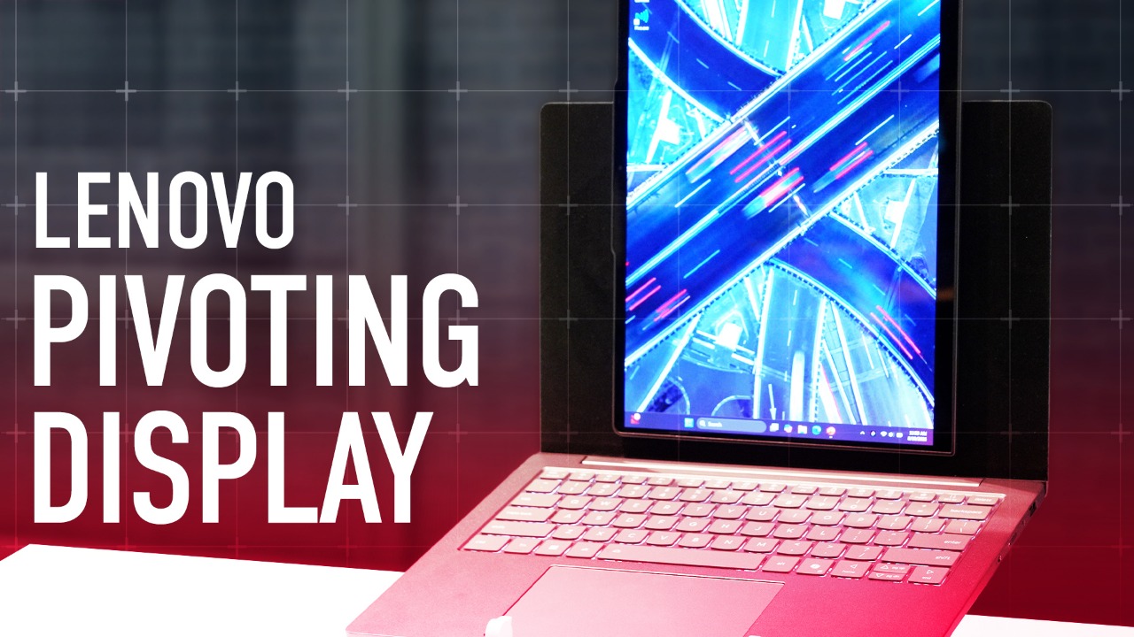 Lenovo’s ThinkBook VertiFlex Concept Laptop Twists Its Screen in a Way I’ve Never Seen