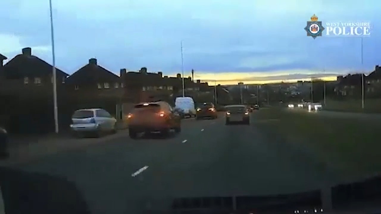 Dashcam footage of two drivers who killed a mother and her four-year-old daughter