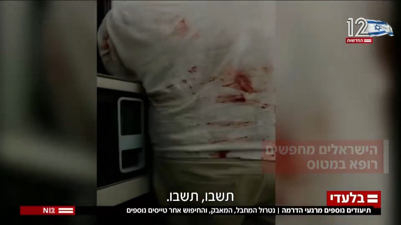 New footage shows bloodied Flydubai passengers rush to subdue pilot