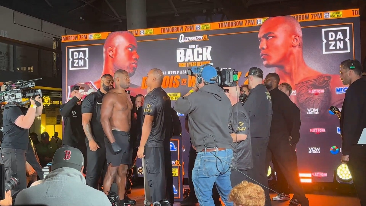 Daniel Dubois and Fabio Wardley weigh in at career-heaviest before final face-off
